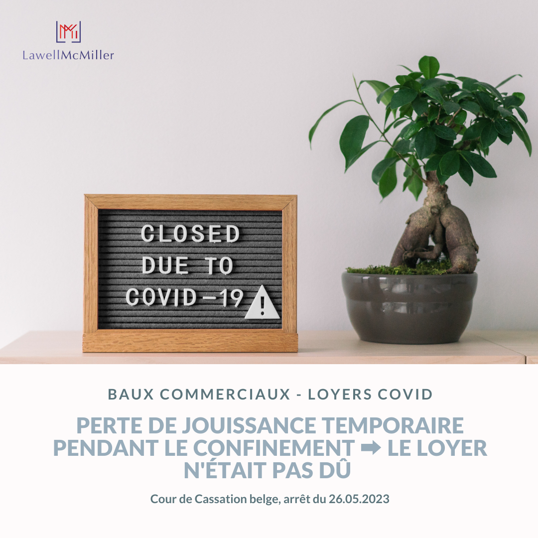 Baux commerciaux - Loyers COVID 